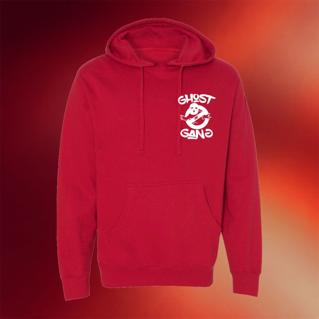 Ghost Gang Merch Red White Ghost Gang Hoodie Birthday Present For Son - Mouldking