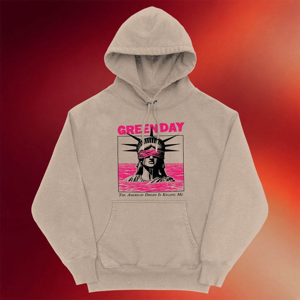 Green Day Merch Lady Liberty Hoodie Green Day The American Dream Is Killing Me Hoodie Her Gifts - Mouldking