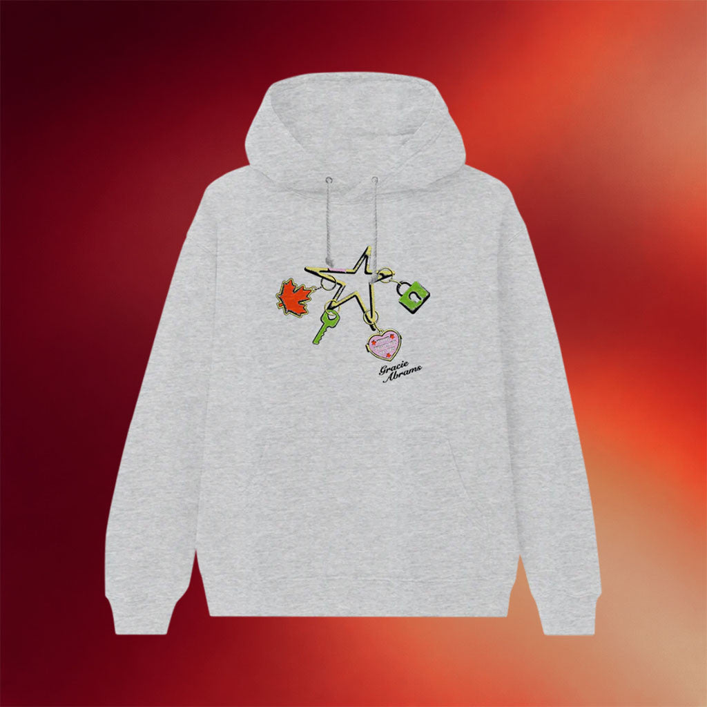 Gracie Abrams Merch 2026 Toronto Maple Leaf Charm Popup Grey Hoodie Best Gifts For Daughter - Mouldking