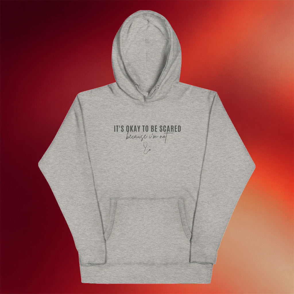 Jen Hamilton Merch It's Okay To Be Scared Because I'm Not Hoodie Gifts For Brother - Mouldking