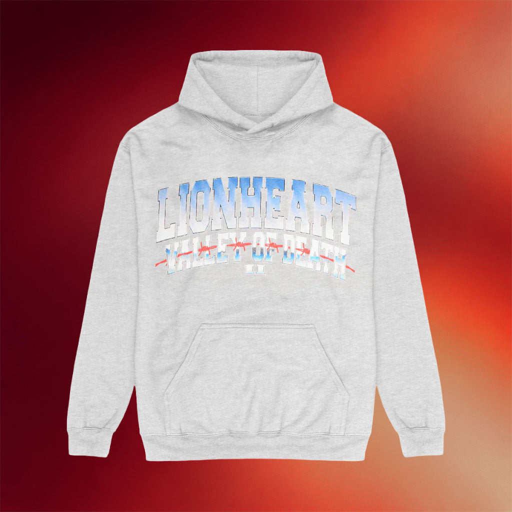 Lionheart Merch 2026 Collegiate Valley Of Death II Hoodie Presents For Music Lovers - Mouldking