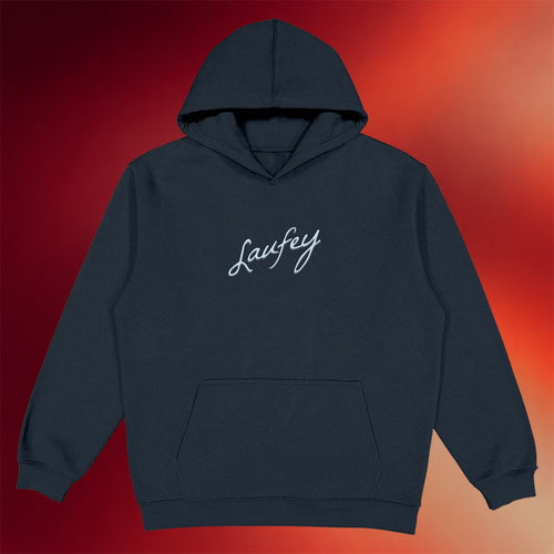 Laufey Merch Embroidered Signature Hoodie Laufey Hoodie Presents For Music Lovers - Mouldking