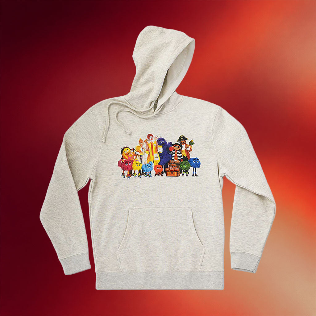 McDonalds Merch 2026 McDonaldland Character Hoodie Birthday Ideas For Son - Mouldking