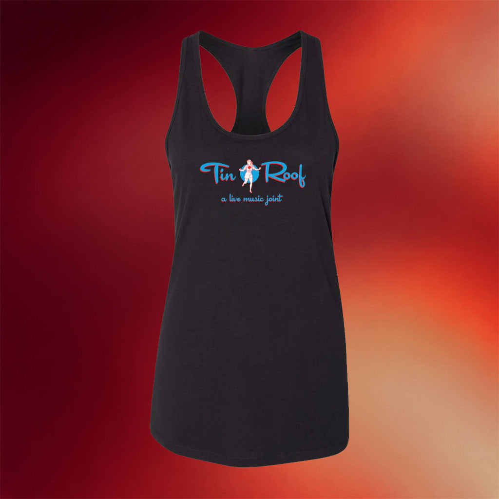 Tin Roof Bars Merch 2026 Tin Roof Dancing Girl Tank Top A Live Music Joint Apparel Gifts - Mouldking