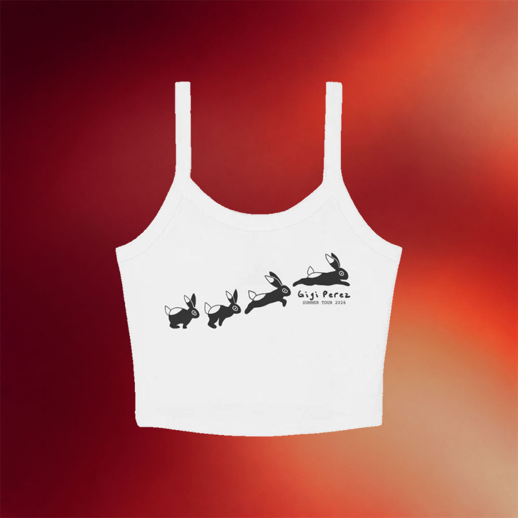 Gigi Perez Merch 2026 Bunnies Tour Cami Tank Top Gigi Perez Summer Tour Merch Women's - Mouldking
