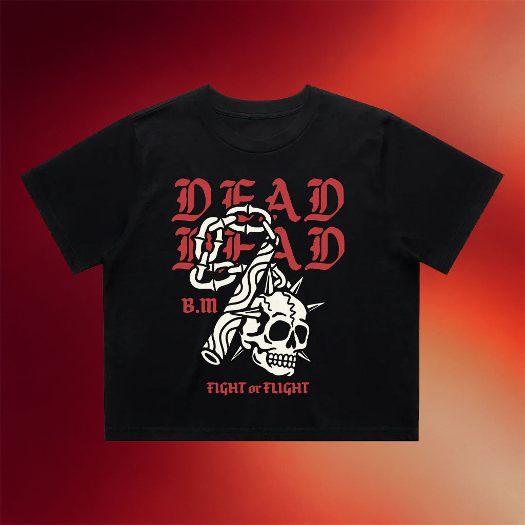 Bad Monday Merch 2026 Throwback Classic Fight Flight Cropped T-Shirt Best Gift For Her - Mouldking