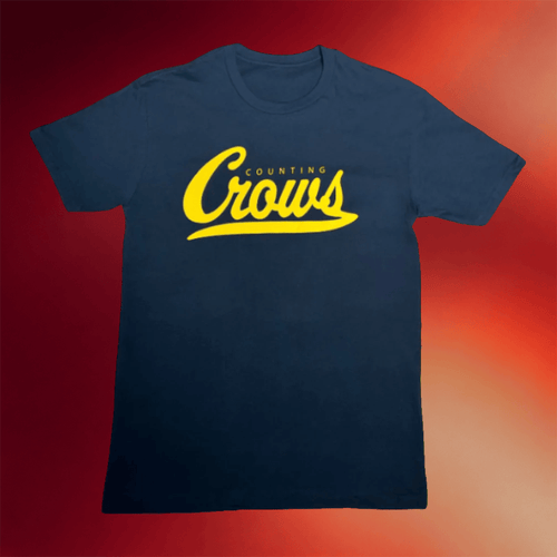 Counting Crows Merch 2026 University Navy T-Shirt Counting Crows Shirts Gifts For Rock Fans - Mouldking