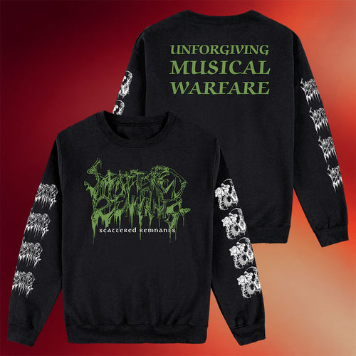 Reality Fade Merch 2026 Scattered Remnants Unforgiving Musical Warfare Crewneck Sweatshirt - Mouldking