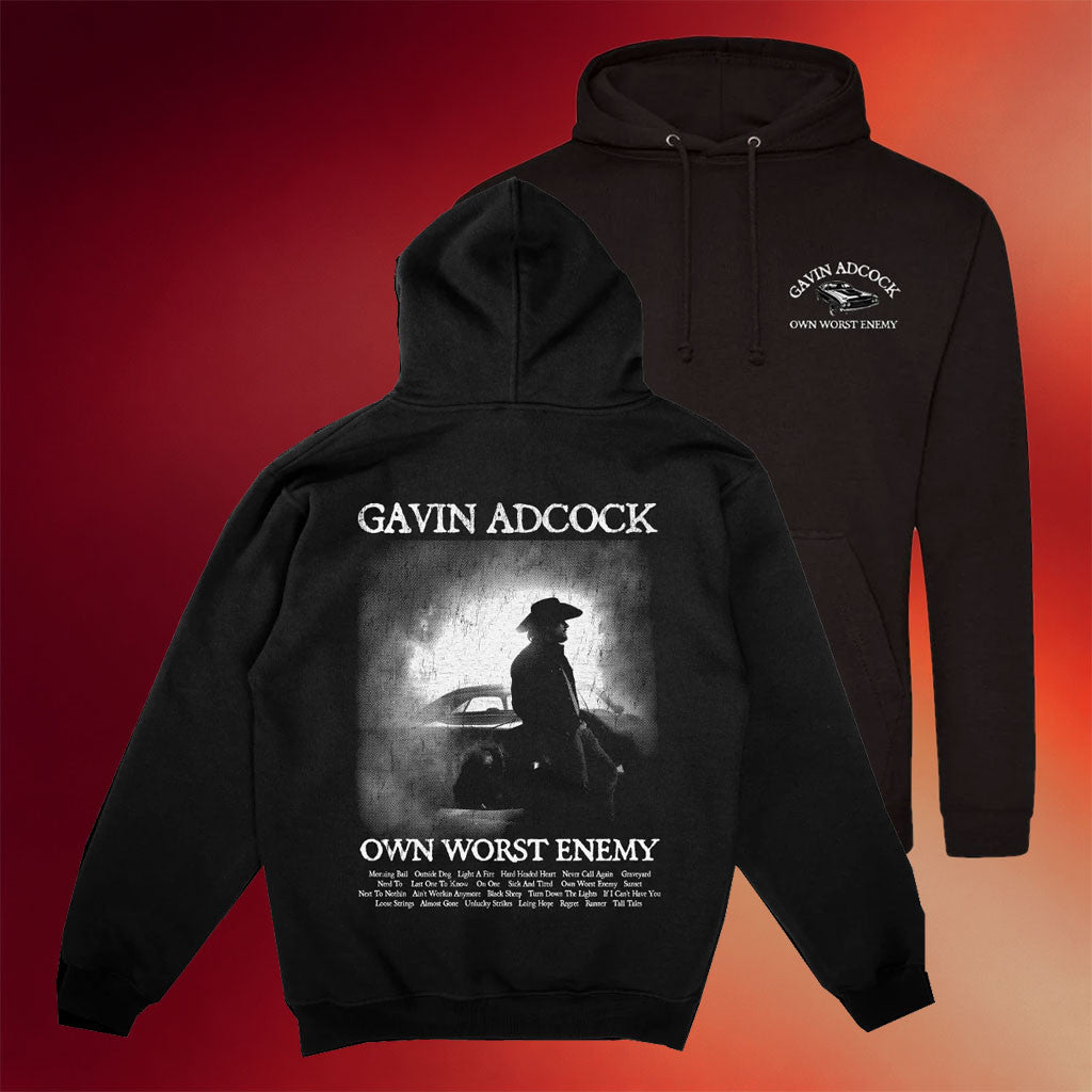 Gavin Adcock Merch 2026 My Own Worst Enemy Hoodie Gavin Adcock Hoodie Gift For Music Fans - Mouldking