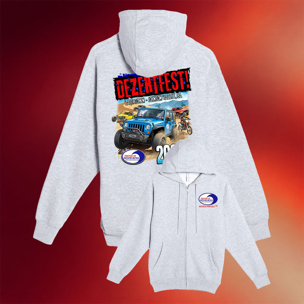 Friends Of Oceano Dunes Merch Dezertfest 2026 Zip Hoodie Birthday Ideas For Husband - Mouldking