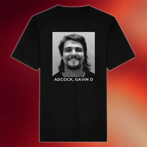 Gavin Adcock Merch 2026 Mugshot T-Shirt Adcock Gavin D Shirt Present For Fans - Mouldking