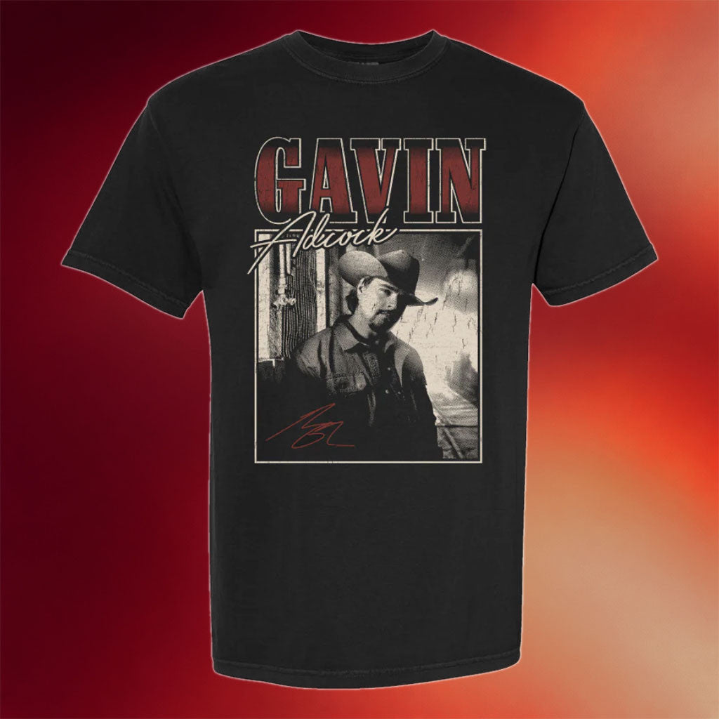 Gavin Adcock Merch 2026 Signature Photo T-Shirt Gavin Adcock Shirt Best Gift For Country Fans - Mouldking