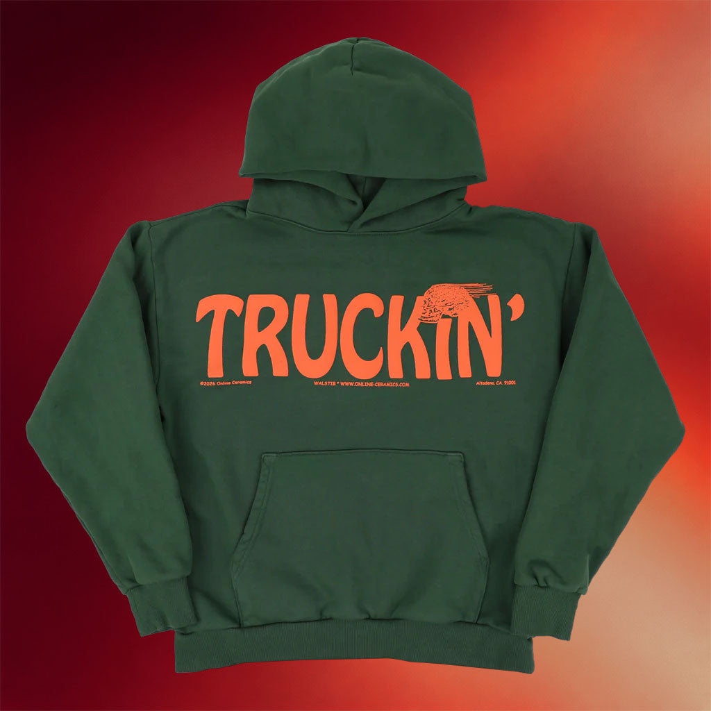 Online Ceramics Merch 2026 Truckin Hoodie Birthday Present For Husband - Mouldking