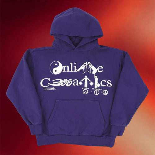 Online Ceramics Merch 2026 Peace Logo Purple Hoodie Gift Ideas For BFF - Mouldking