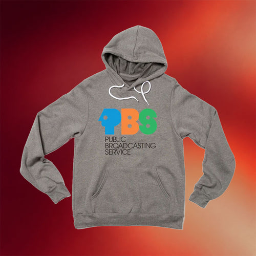 PBS Merch PBS 1970s Logo Hoodie Public Broadcasting Service Hoodie Best Gifts For Dad - Mouldking
