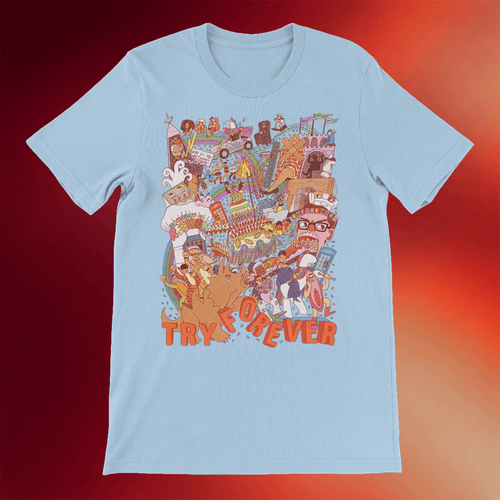 Try Guys Merch 2026 Try Forever T-Shirt 10th Anniversary Shirt Best Gift For Comedy Fans - Mouldking
