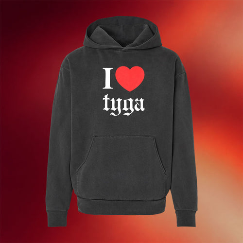 Tyga Merch 2026 I Love Tyga Hoodie I Heart Tyga Hoodie Gifts Ideas For Rap Lovers - Mouldking