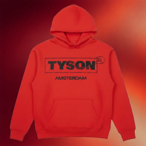 Tyson 20 Merch 2026 Logo Hoodie Red Tyson 20 Amsterdam Hoodie Unique Gifts For Friends