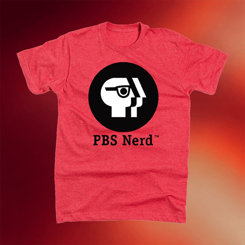 PBS Merch 2026 PBS Nerd Logo T-Shirt Nerd Geek Gifts Ideas For Friends