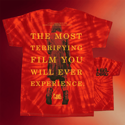 StudioHouse Designs Merch 2026 Evil Dead 2013 Teaser Tie Dye T-Shirt Present For Horror Fans