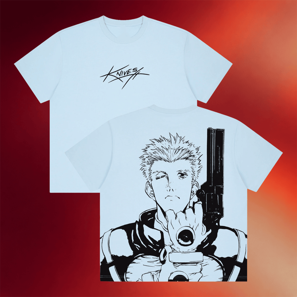 Steady Hands Merch 2026 Trigun Knives T-Shirt Birthday Gifts For Boyfriend