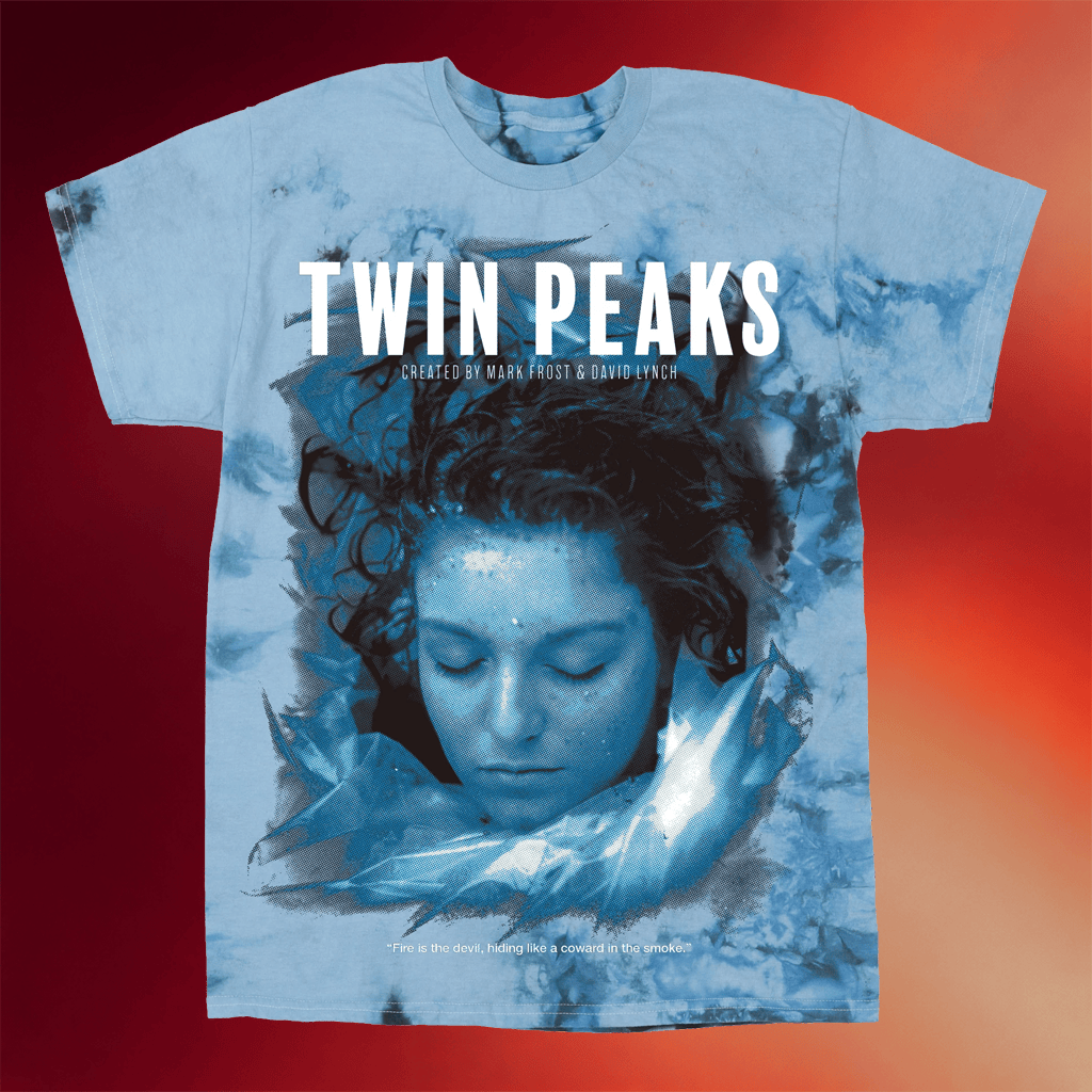 StudioHouse Designs Merch 2026 Twin Peaks Blue Rose Tie Dye Shirt Father's Day Gifts