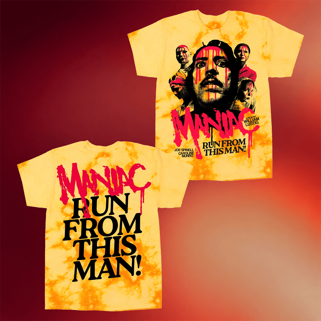 StudioHouse Designs Merch 2026 Maniac Run From This Man Tie Dye T-Shirt Gifts For Horror Fans