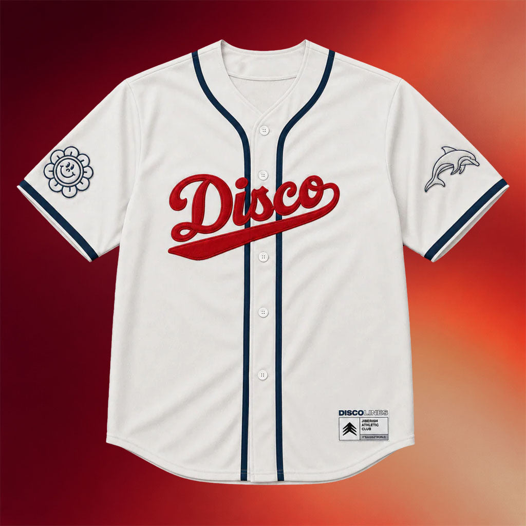 Disco Lines Merch 2026 Disco Lines Jiberish Jersey Cool Gifts For Music Lovers
