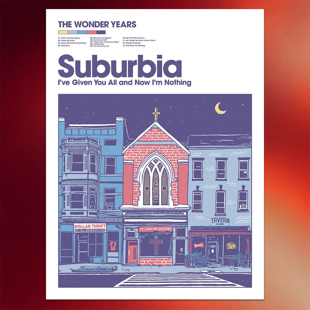 Loneliest Place On Earth Merch 2026 The Wonder Years Suburbia Poster Home Decor Gift For Fans