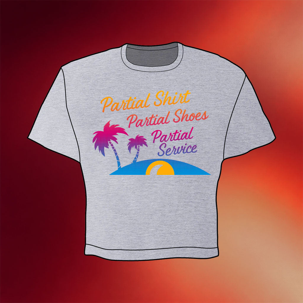 Topatoco Merch 2026 Partial Shirt Partial Shoes Partial Service Crop Top Gifts For Sisters