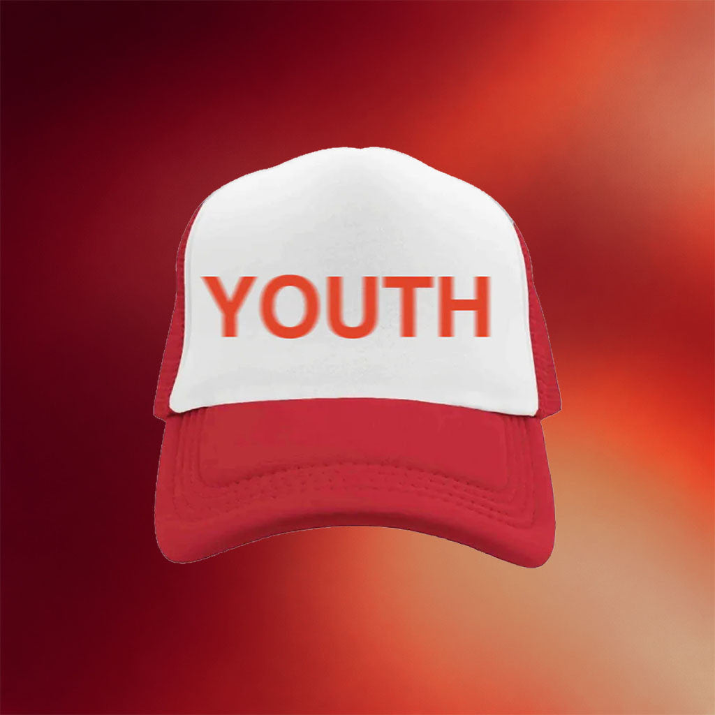 JVB Merch 2026 YOUTH Red Trucker Hat Best Gifts For Hip Hop Lovers
