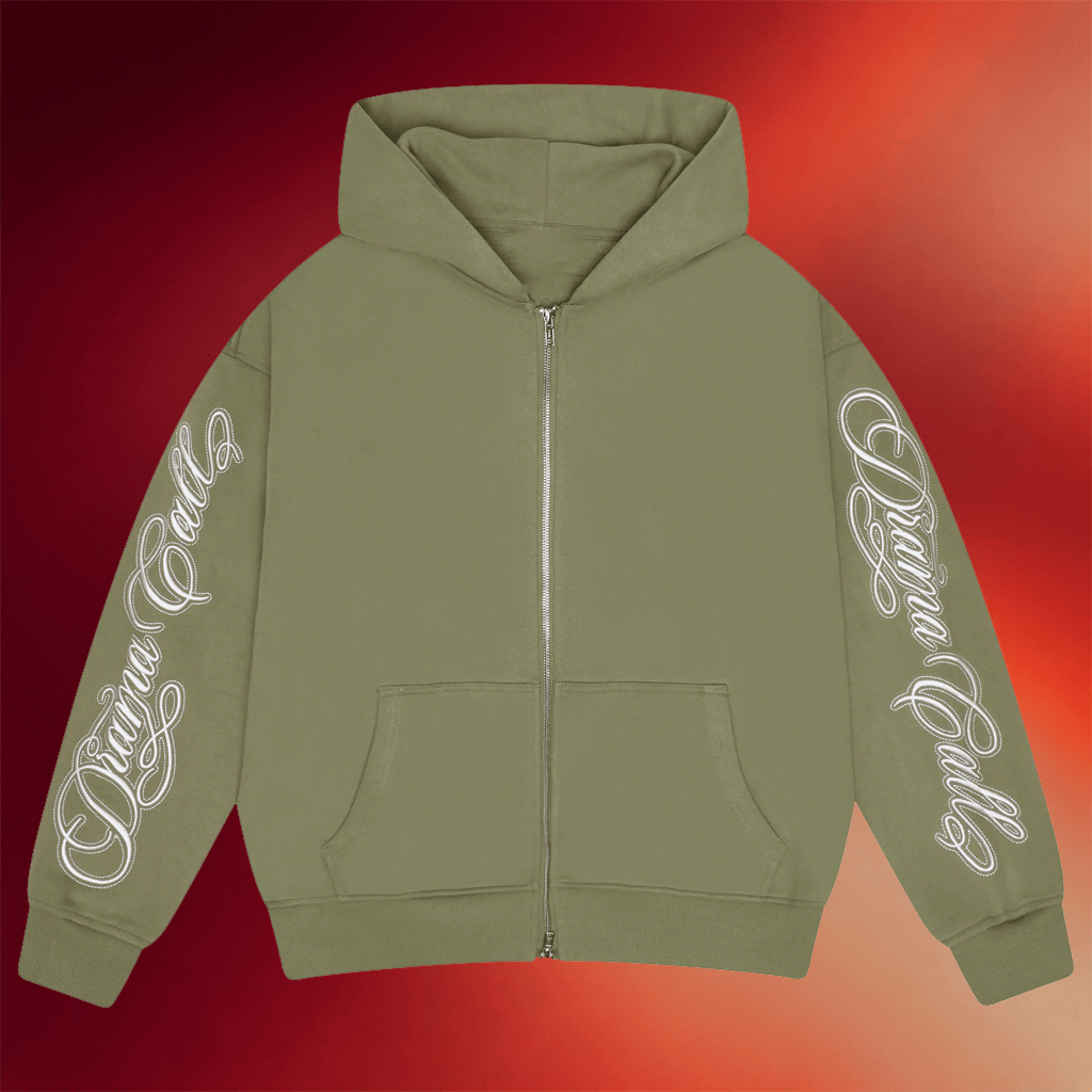 Drama Call Merch 2026 Arm Scribble Zip Hoodie Unique Gifts For Besties