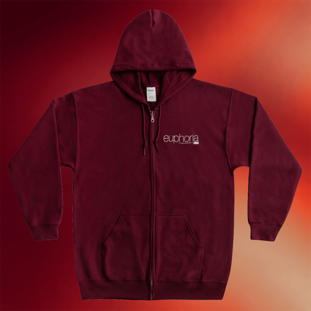 Euphoria Merch 2026 Remember Logo Zip Hoodie TV Series Fan Gifts For BFF