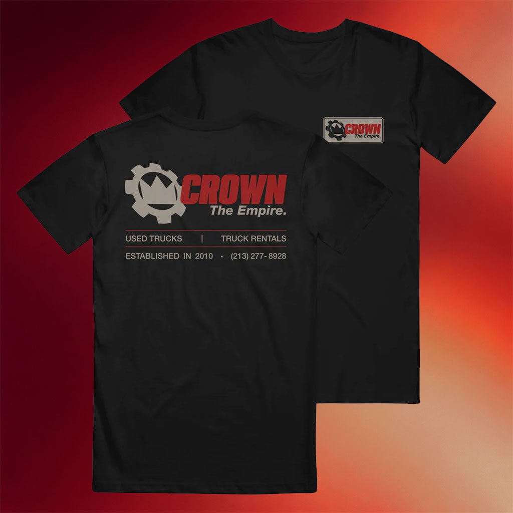 Crown The Empire Merch 2026 Truck Rental Black T-Shirt Birthday Presents For Dad