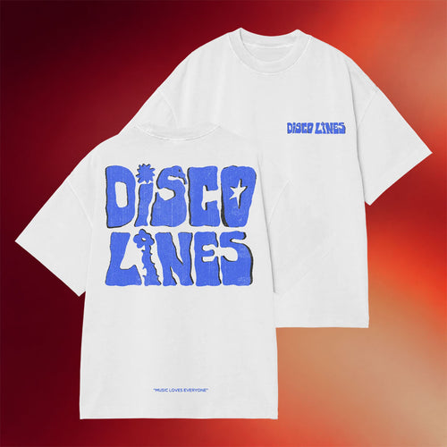 Disco Lines Merch 2026 Disco Lines Stacked T-Shirt Gift Ideas For Music Lovers