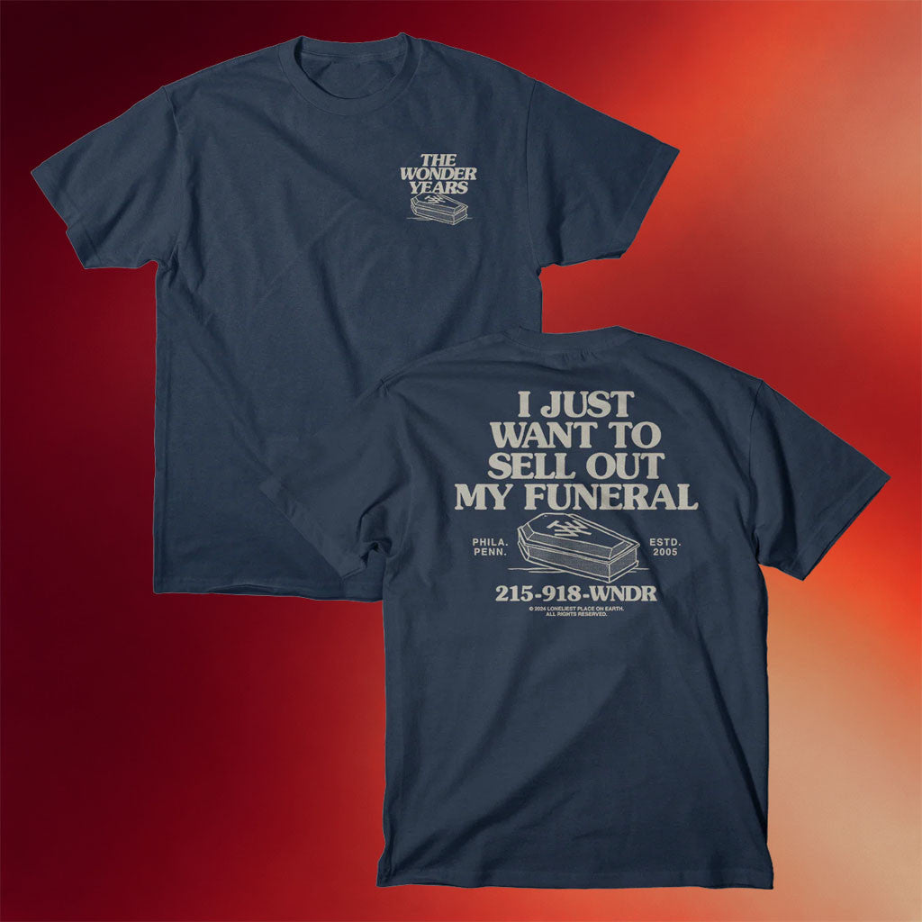 Loneliest Place On Earth Merch 2026 The Wonder Years Sell Out Dark T-Shirt Gifts For Boyfriend