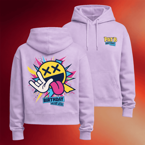 Dirty Workz Merch Pat B Birthday Bash XXL 25 Hoodie Pat B Merch Gifts For DJ Fans