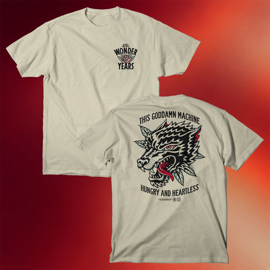 Loneliest Place On Earth Merch 2026 The Wonder Years Wolf Tattoo T-Shirt Great Gifts For Dad