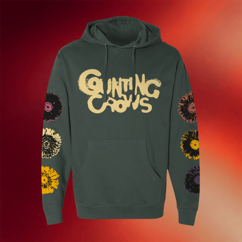 Counting Crows Merch 2026 Flowers Hoodie Counting Crows Hoodie Gift For Rock Lovers