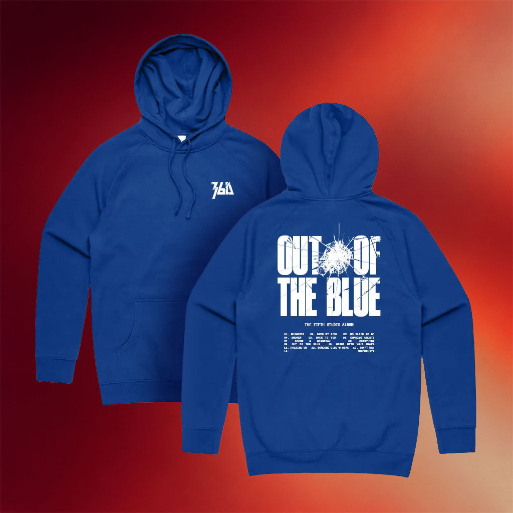 360 Music Merch 2026 Out Of The Blue Hoodie Unique Gifts For Music Lovers