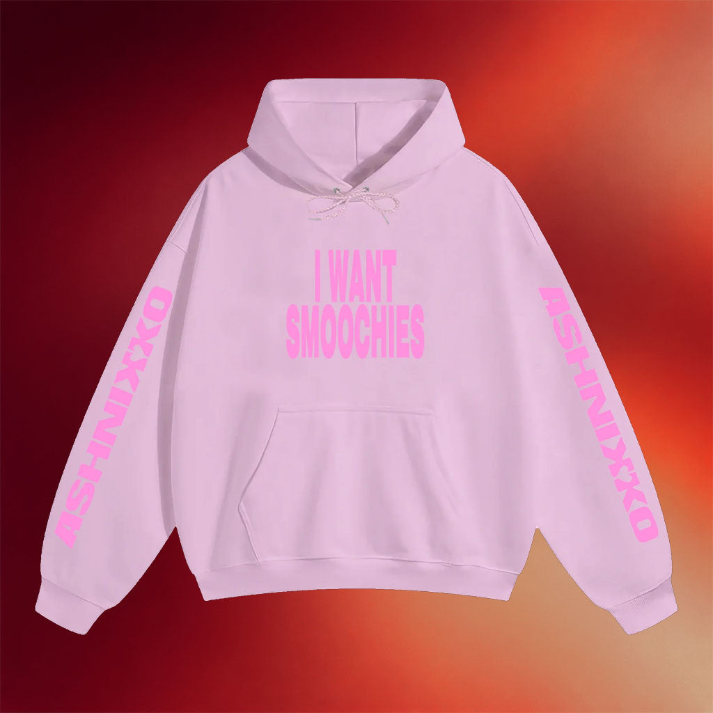 Ashnikko Merch I Want Smoochies Hoodie Gifts For Rapper Fans