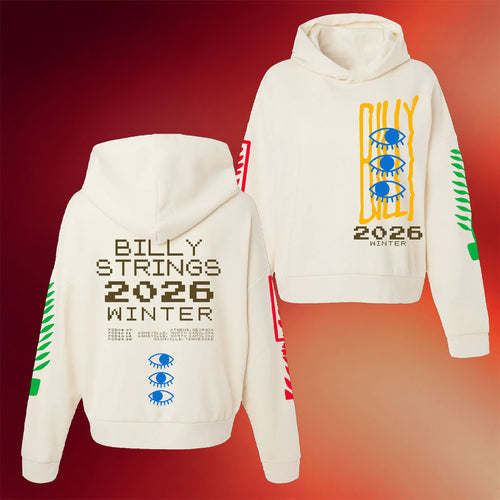 Billy Strings Merch Eyes Ladies Hoodie With Dates Best Gifts For Music Lovers