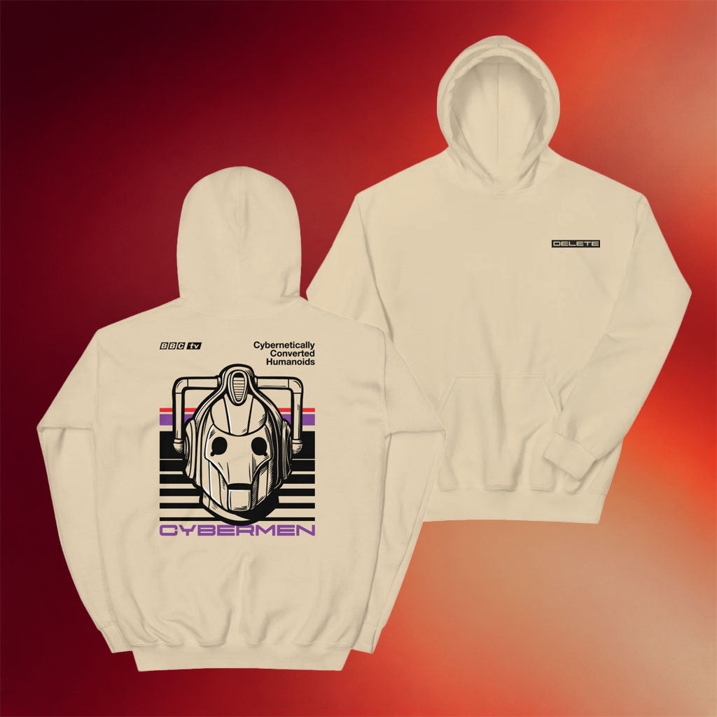BBC Merch Doctor Who Hoodie Cybermen Hoodie Birthday Gift For Husband