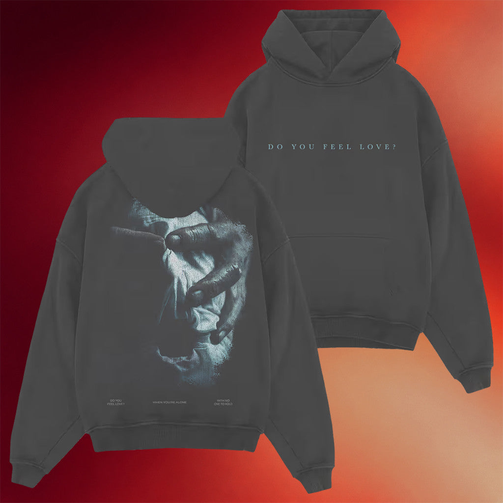 Bad Omens Merch 2026 Do You Feel Love Hoodie Music Related Gifts For Guys