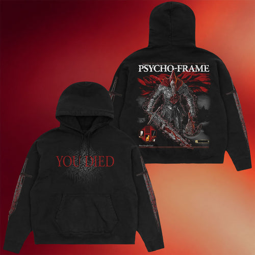 Psycho Frame Merch 2026 Dark Souls Hoodie You Died Hoodie Music Related Gifts For Guys