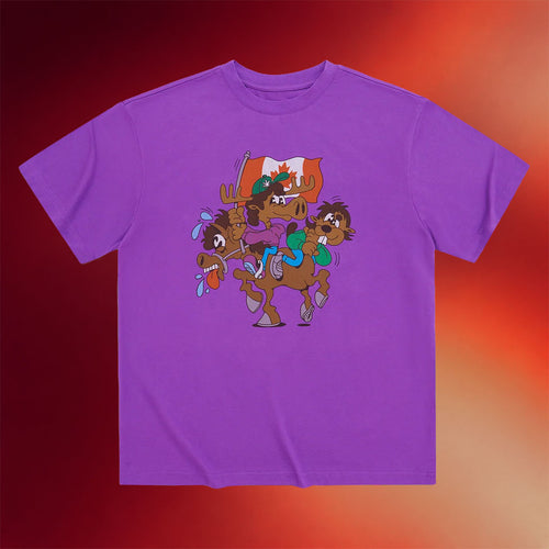 Slushy Noobz Merch 2026 Horse Riders T-Shirt Canada Flag Shirt Best Gift For Canadian