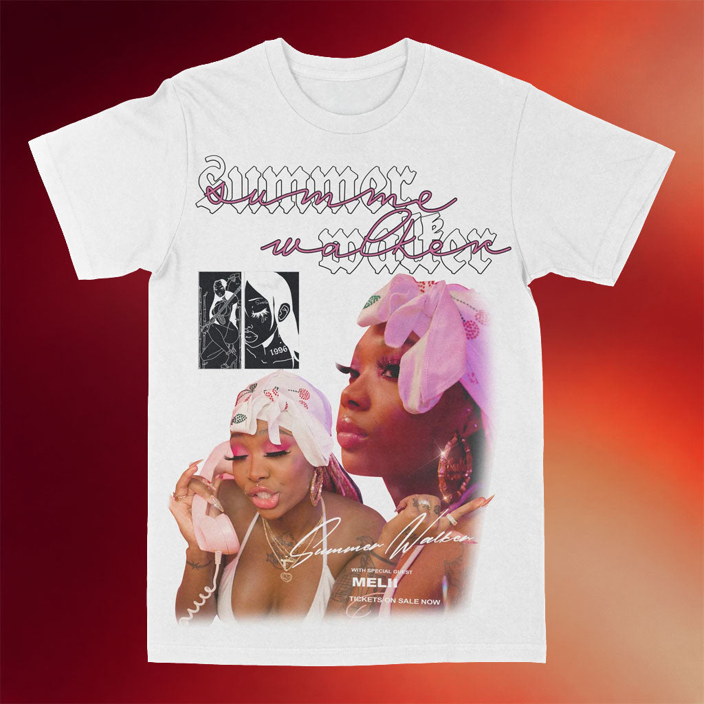 Summer Walker Merch 2026 Over It Graphic T-Shirt Summer Walker Shirt Gift For Music Fans