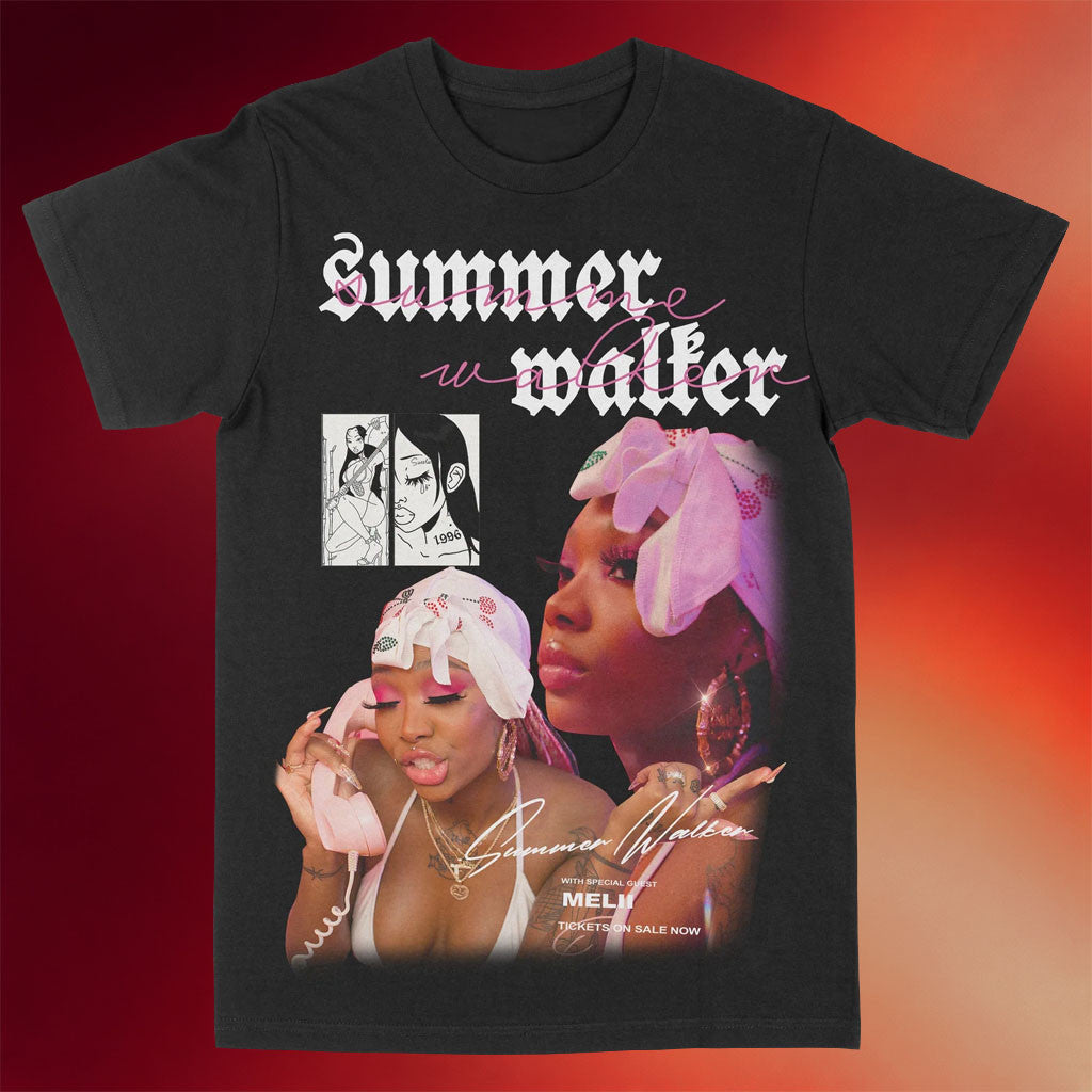 Summer Walker Merch 2026 Over It Graphic T-Shirt Unique Gifts For Music Lovers