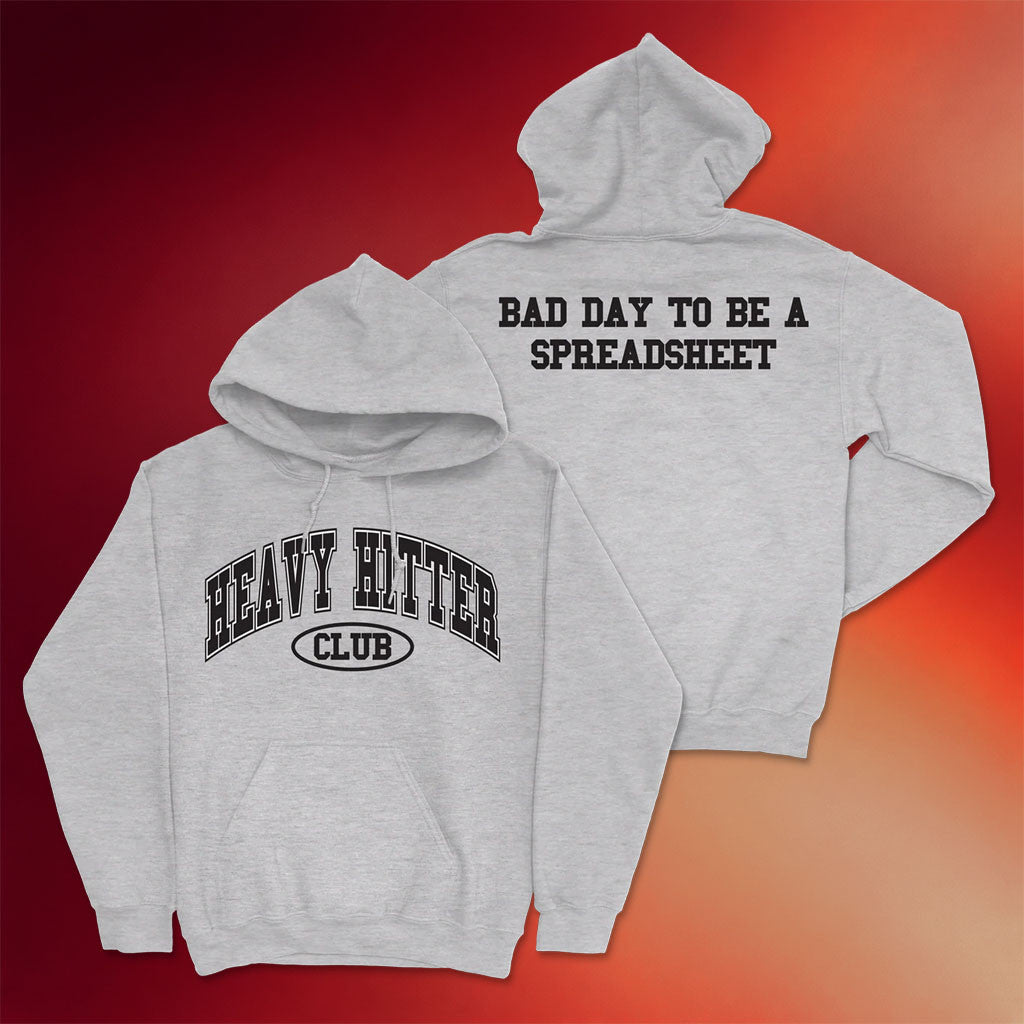 Davis Clarke Merch 2026 Bad Day To Be A Spreadsheet Hoodie Birthday Present For Husband
