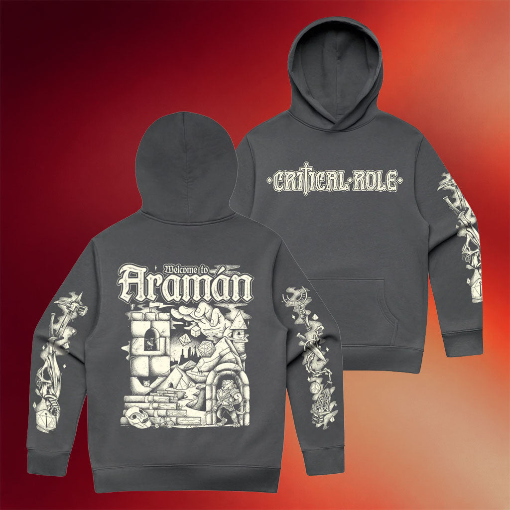 Critical Role Merch 2026 Welcome To Araman Hoodie Present For Brothers